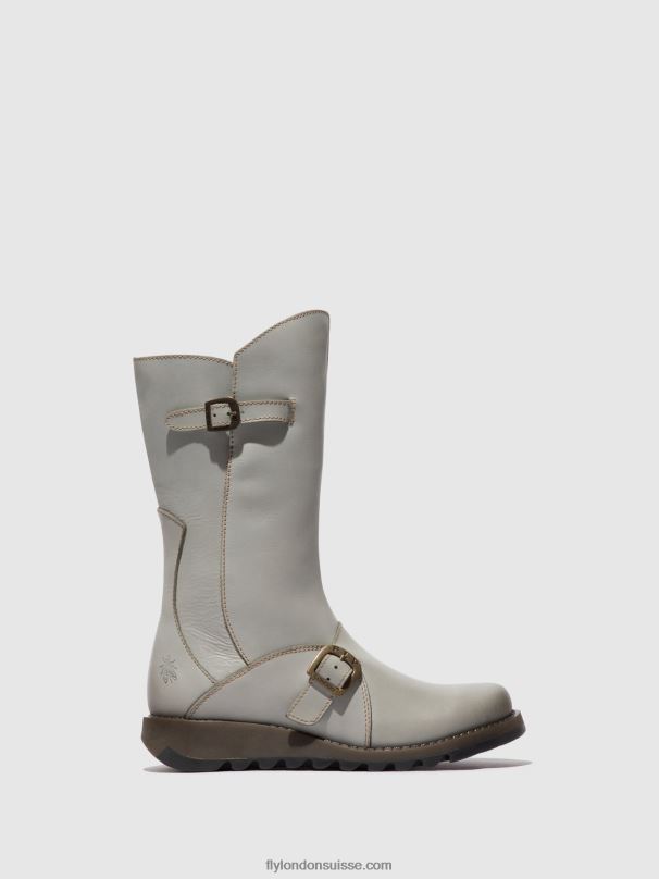 860NR309 bottes à boucle mes 2 Fly London nuage femmes