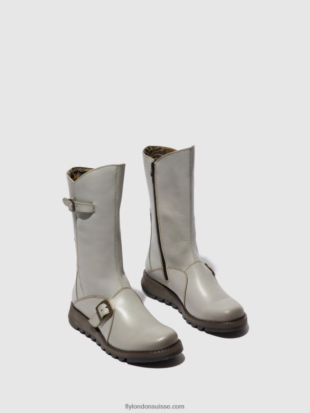 860NR309 bottes à boucle mes 2 Fly London nuage femmes