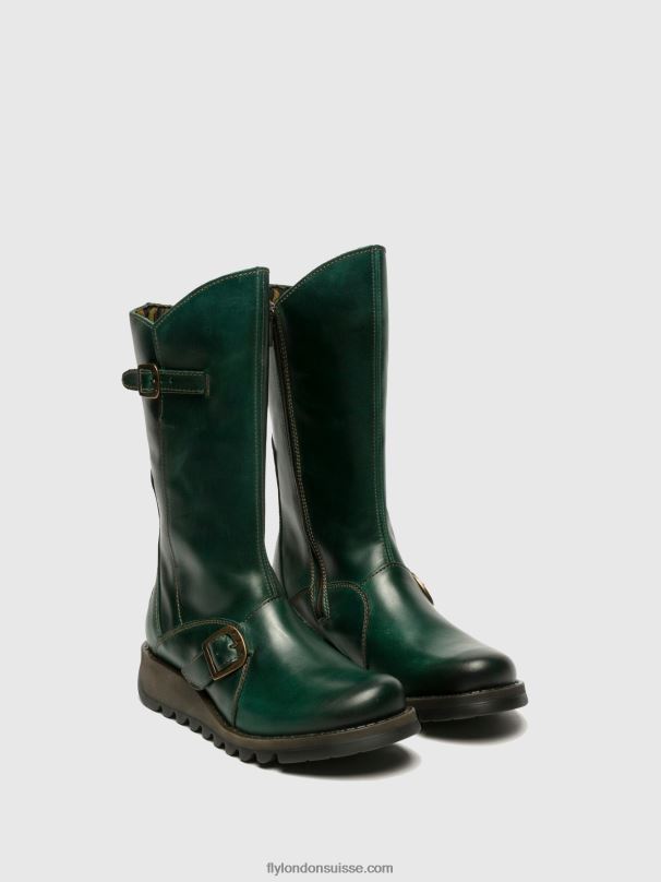 860NR350 bottes à boucle mes 2 Fly London essence femmes