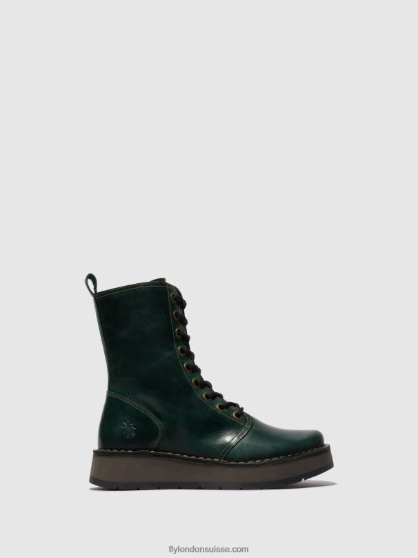 860NR290 bottes à lacets rami043 Fly London essence femmes