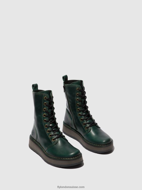 860NR290 bottes à lacets rami043 Fly London essence femmes