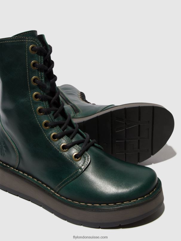 860NR290 bottes à lacets rami043 Fly London essence femmes