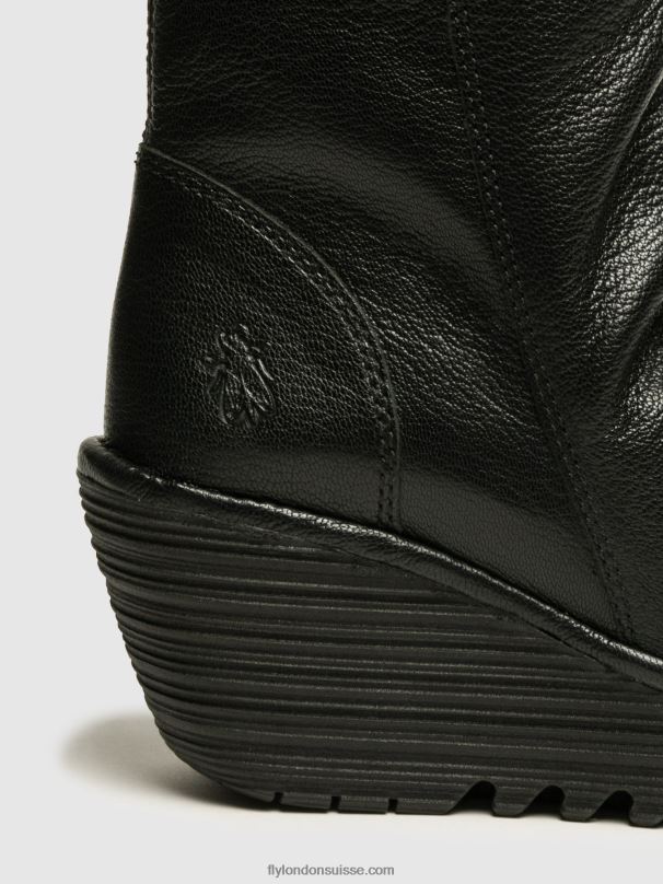 860NR355 bottes hautes Fly London noir femmes