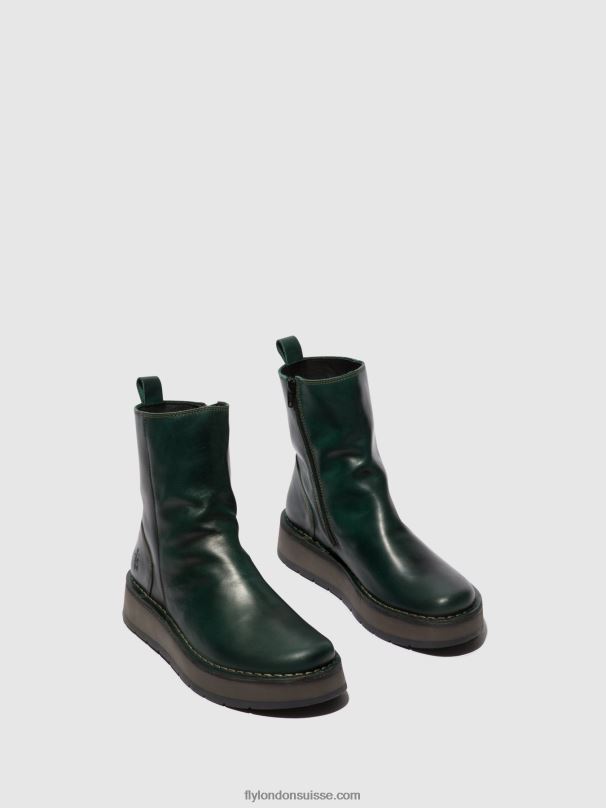 860NR292 bottes zippées reno053 Fly London essence femmes