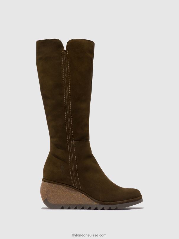 860NR296 bottes zippées nary328 Fly London boue femmes