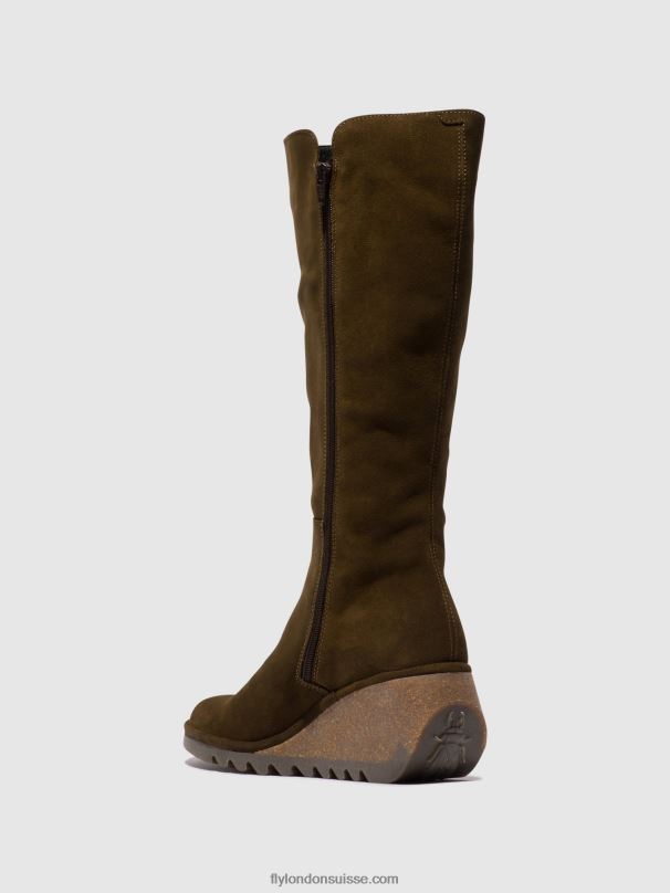 860NR296 bottes zippées nary328 Fly London boue femmes