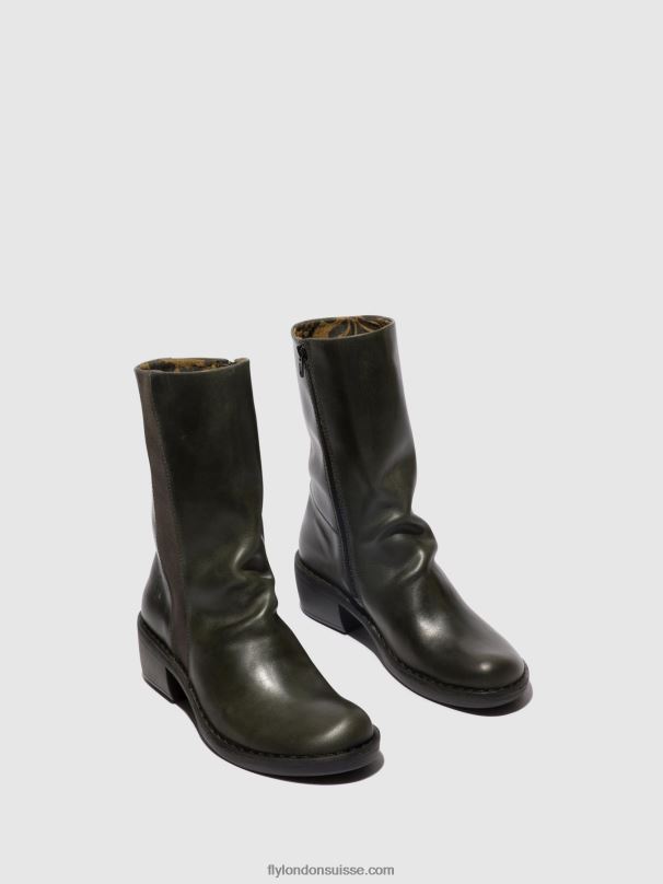 860NR300 bottes zippées mecy092 Fly London diesel/diesel femmes