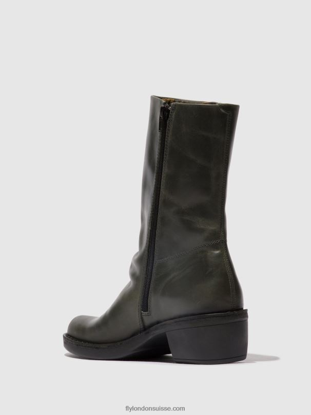 860NR300 bottes zippées mecy092 Fly London diesel/diesel femmes