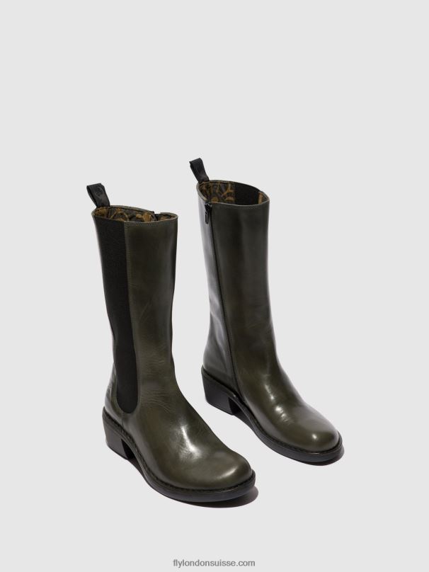 860NR308 bottes zippées mada081 Fly London diesel femmes