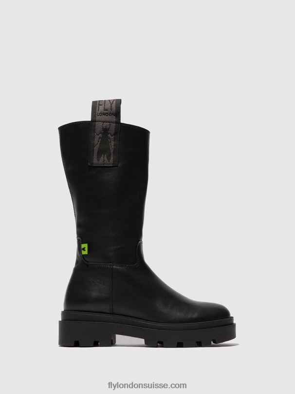 860NR310 bottes zippées jalo882 Fly London naomi noir femmes