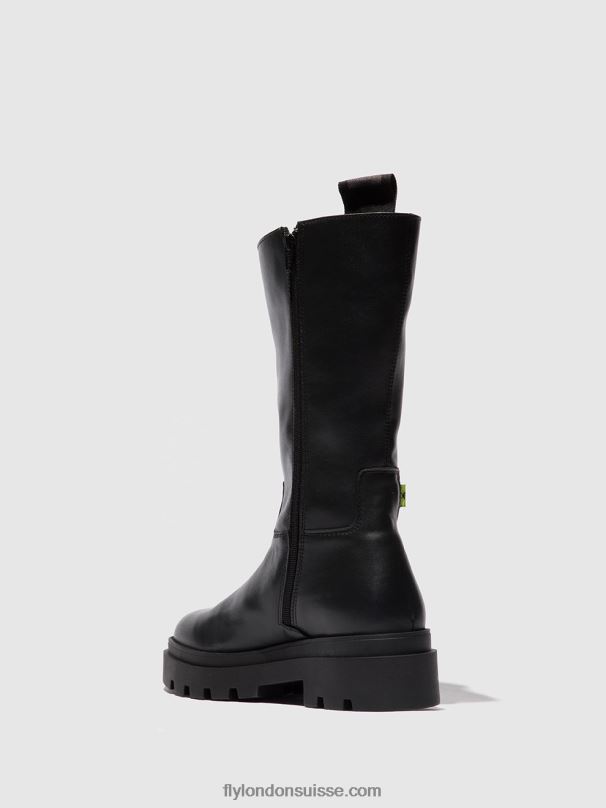 860NR310 bottes zippées jalo882 Fly London naomi noir femmes