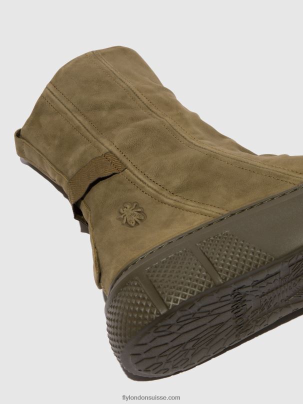860NR324 bottes zippées esen485 Fly London armée sorano femmes
