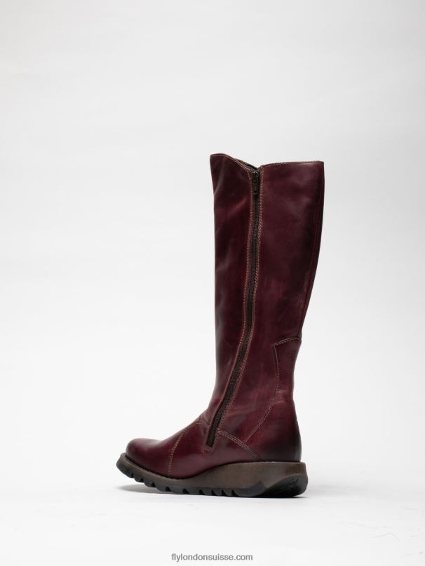 860NR340 bottes zippées mol 2 Fly London tapis violet femmes