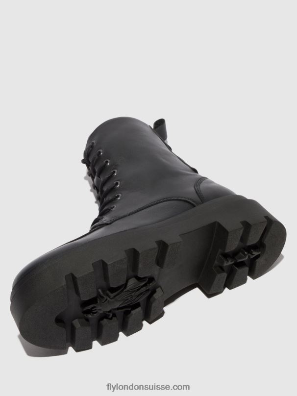 860NR104 bottines à lacets jaye878 Fly London noir femmes