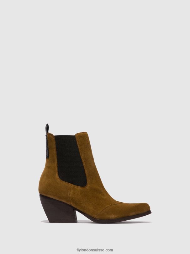 860NR113 bottines chelsea torm911 Fly London chameau femmes