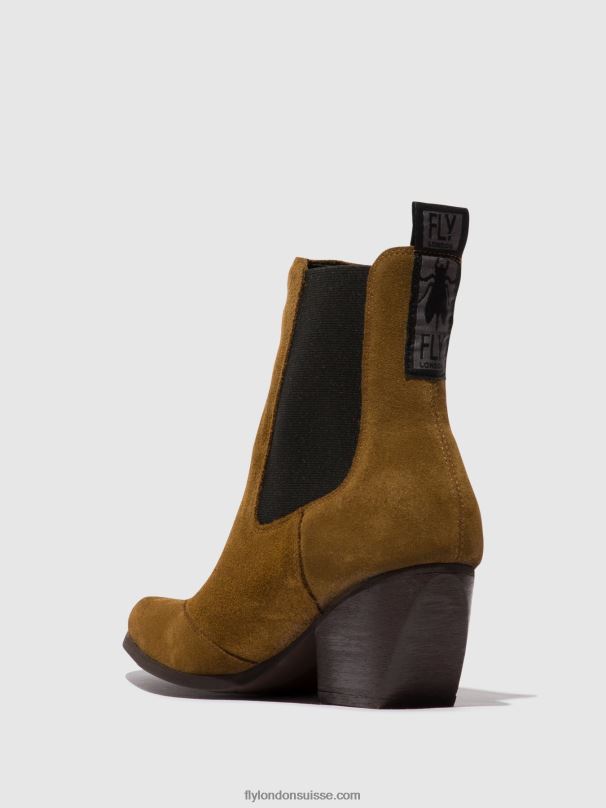 860NR113 bottines chelsea torm911 Fly London chameau femmes