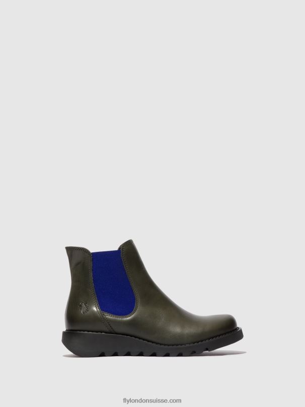 860NR118 bottines chelsea Fly London salv diesel (élastique bleu) femmes