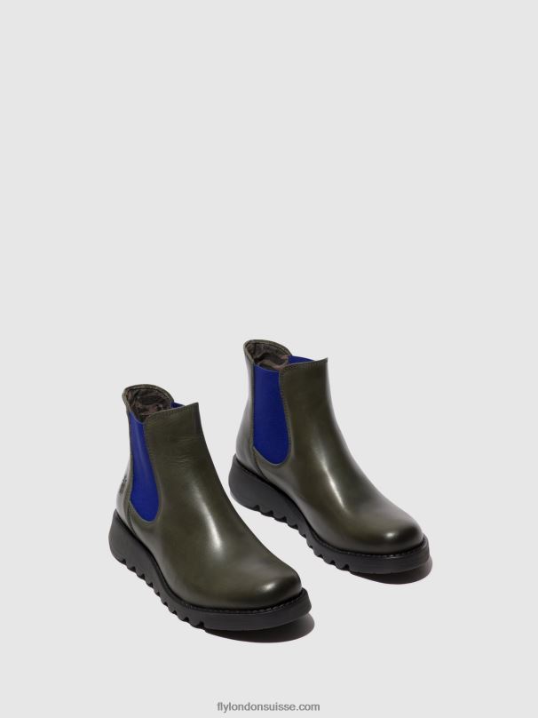 860NR118 bottines chelsea Fly London salv diesel (élastique bleu) femmes