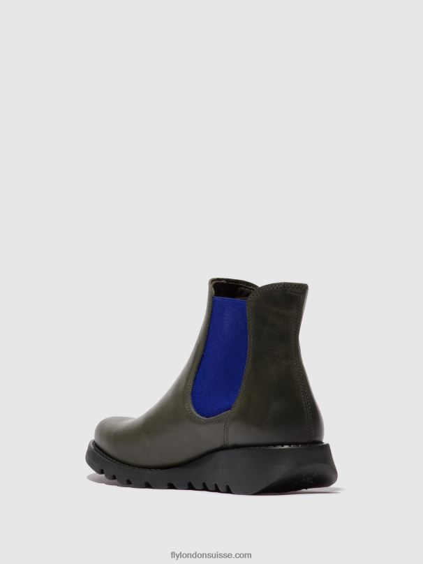 860NR118 bottines chelsea Fly London salv diesel (élastique bleu) femmes