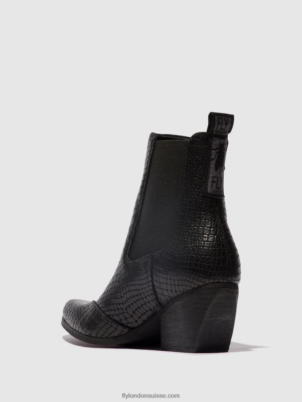 860NR122 bottines chelsea torm911 Fly London noir femmes