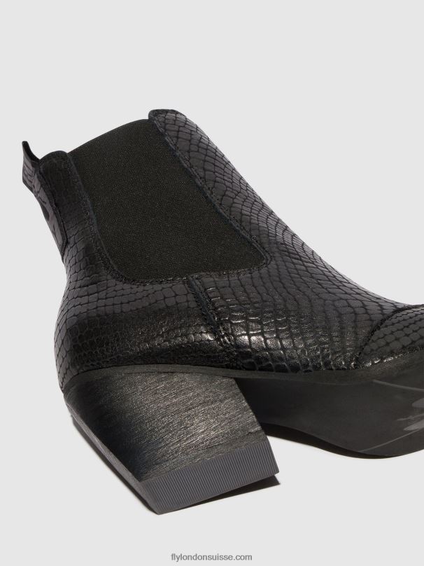860NR122 bottines chelsea torm911 Fly London noir femmes