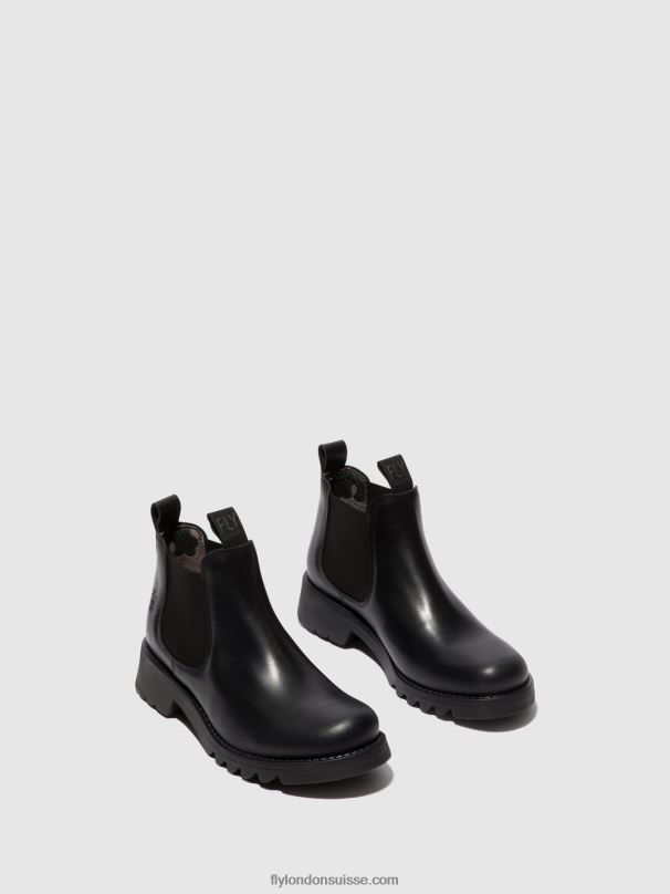860NR124 bottines chelsea rika894 Fly London noir (tout noir) femmes