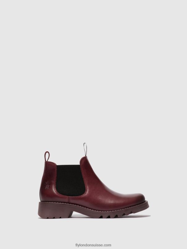 860NR126 bottines chelsea rika894 Fly London violet (semelle violette) femmes