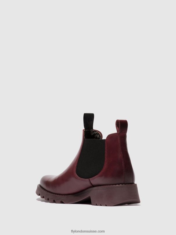 860NR126 bottines chelsea rika894 Fly London violet (semelle violette) femmes