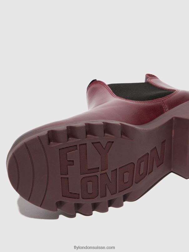 860NR126 bottines chelsea rika894 Fly London violet (semelle violette) femmes