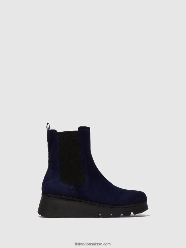 860NR127 bottines chelsea paty405 Fly London marine femmes
