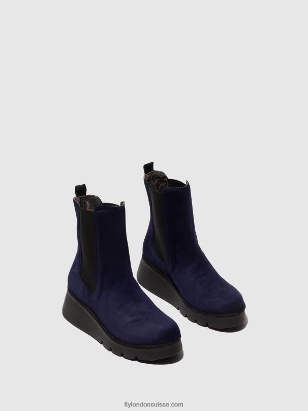 860NR127 bottines chelsea paty405 Fly London marine femmes