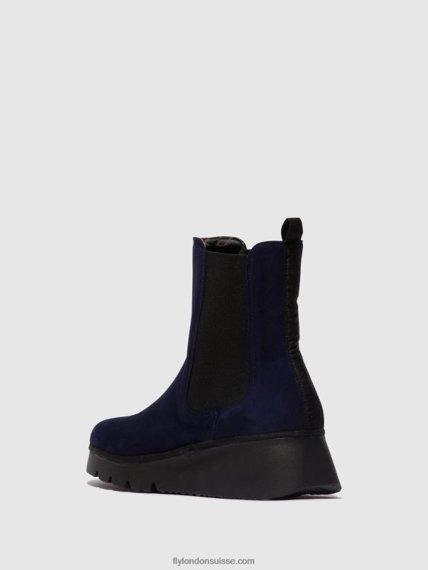 860NR127 bottines chelsea paty405 Fly London marine femmes