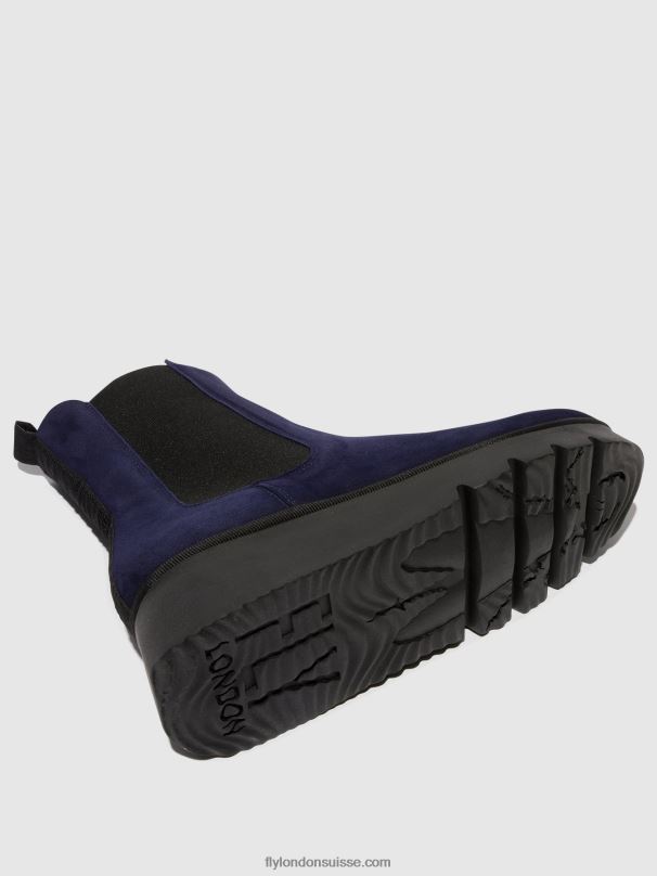 860NR127 bottines chelsea paty405 Fly London marine femmes
