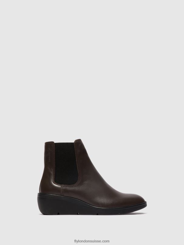 860NR132 bottines chelsea nola549 Fly London brun femmes