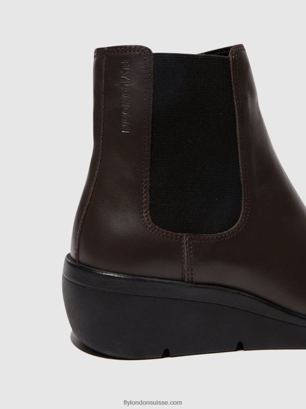 860NR132 bottines chelsea nola549 Fly London brun femmes