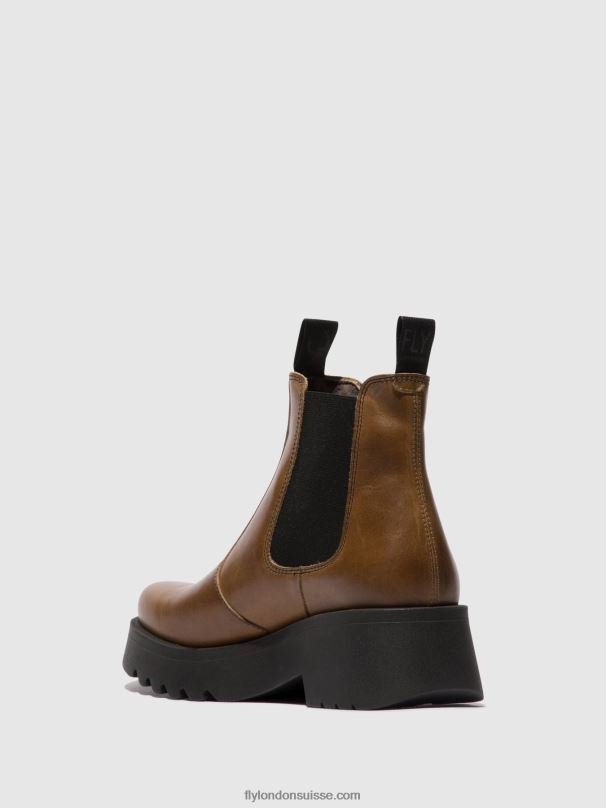 860NR135 bottines chelsea medi789 Fly London chameau femmes