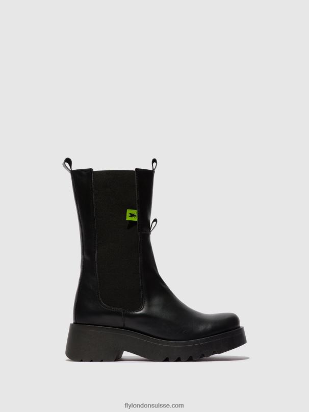 860NR136 bottines chelsea mide904 Fly London noir femmes