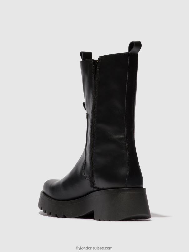 860NR136 bottines chelsea mide904 Fly London noir femmes