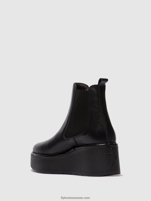 860NR138 bottines chelsea hama238 Fly London noir femmes
