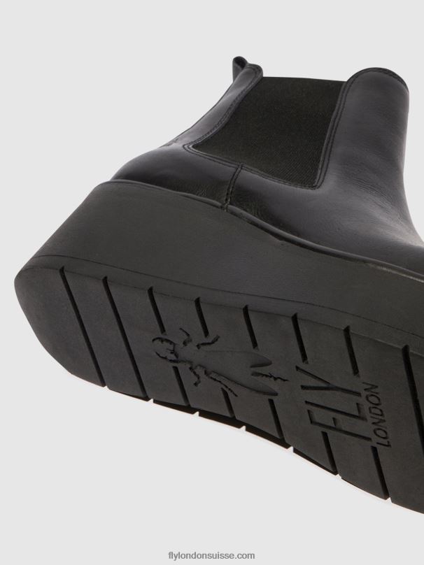 860NR138 bottines chelsea hama238 Fly London noir femmes