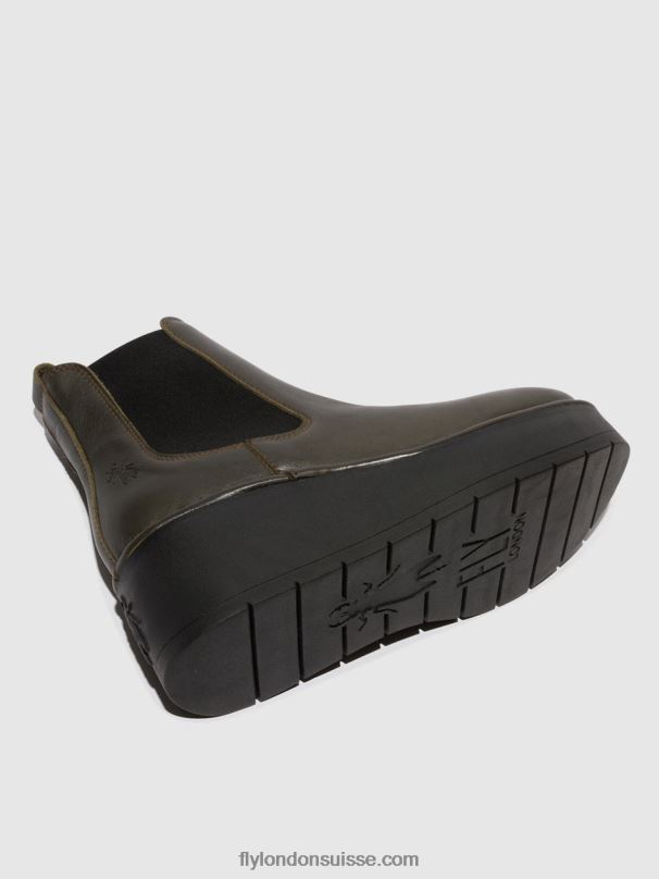 860NR139 bottines chelsea hama238 Fly London ns. vert femmes