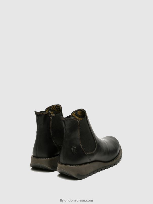 860NR13 bottines chelsea Fly London salv noir femmes