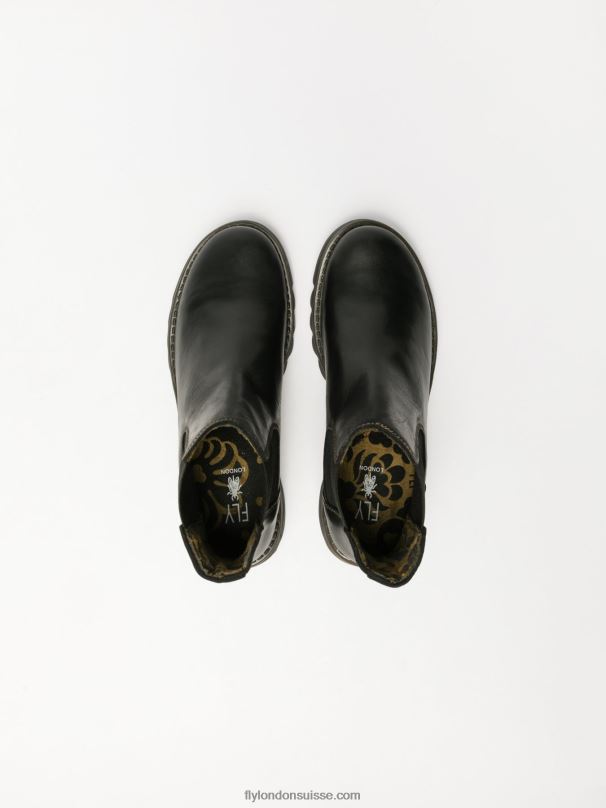 860NR13 bottines chelsea Fly London salv noir femmes