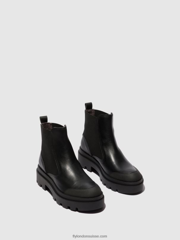 860NR141 bottines chelsea jeba879 Fly London noir femmes