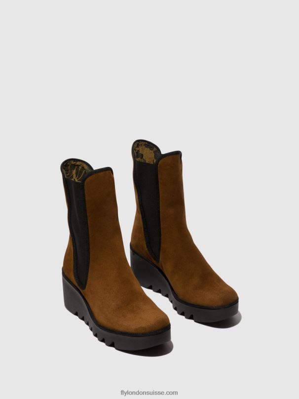 860NR146 bottines chelsea byro395 Fly London chameau femmes