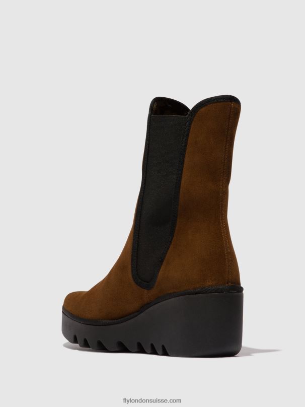 860NR146 bottines chelsea byro395 Fly London chameau femmes