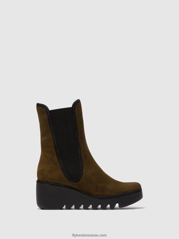 860NR148 bottines chelsea byro395 Fly London boue femmes