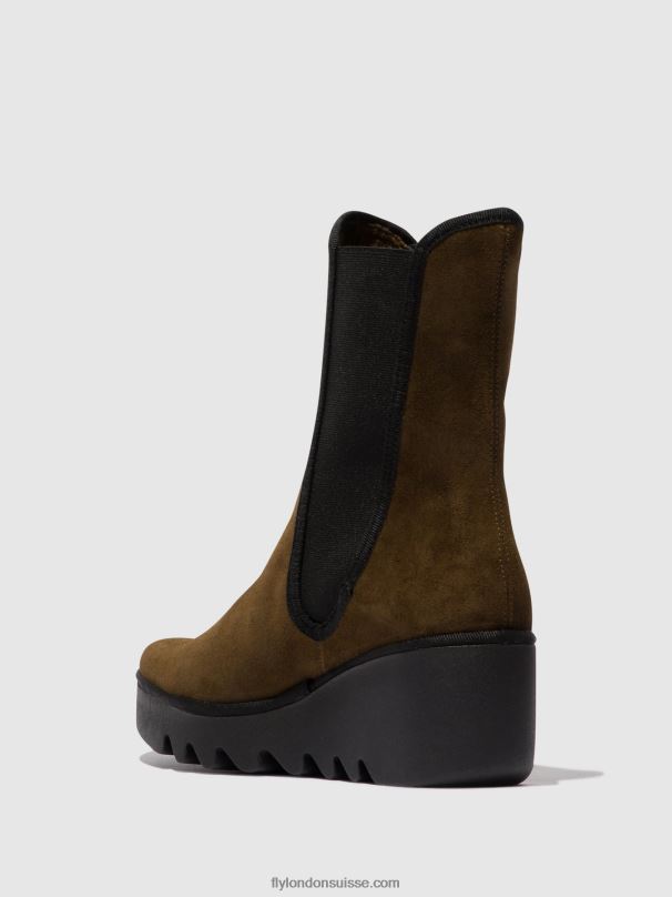 860NR148 bottines chelsea byro395 Fly London boue femmes