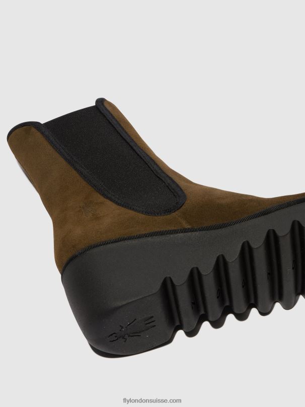 860NR148 bottines chelsea byro395 Fly London boue femmes