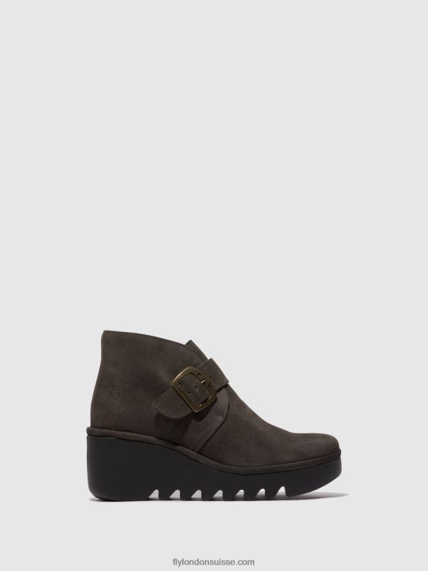 860NR151 bottines à boucle birt397 Fly London diesel femmes